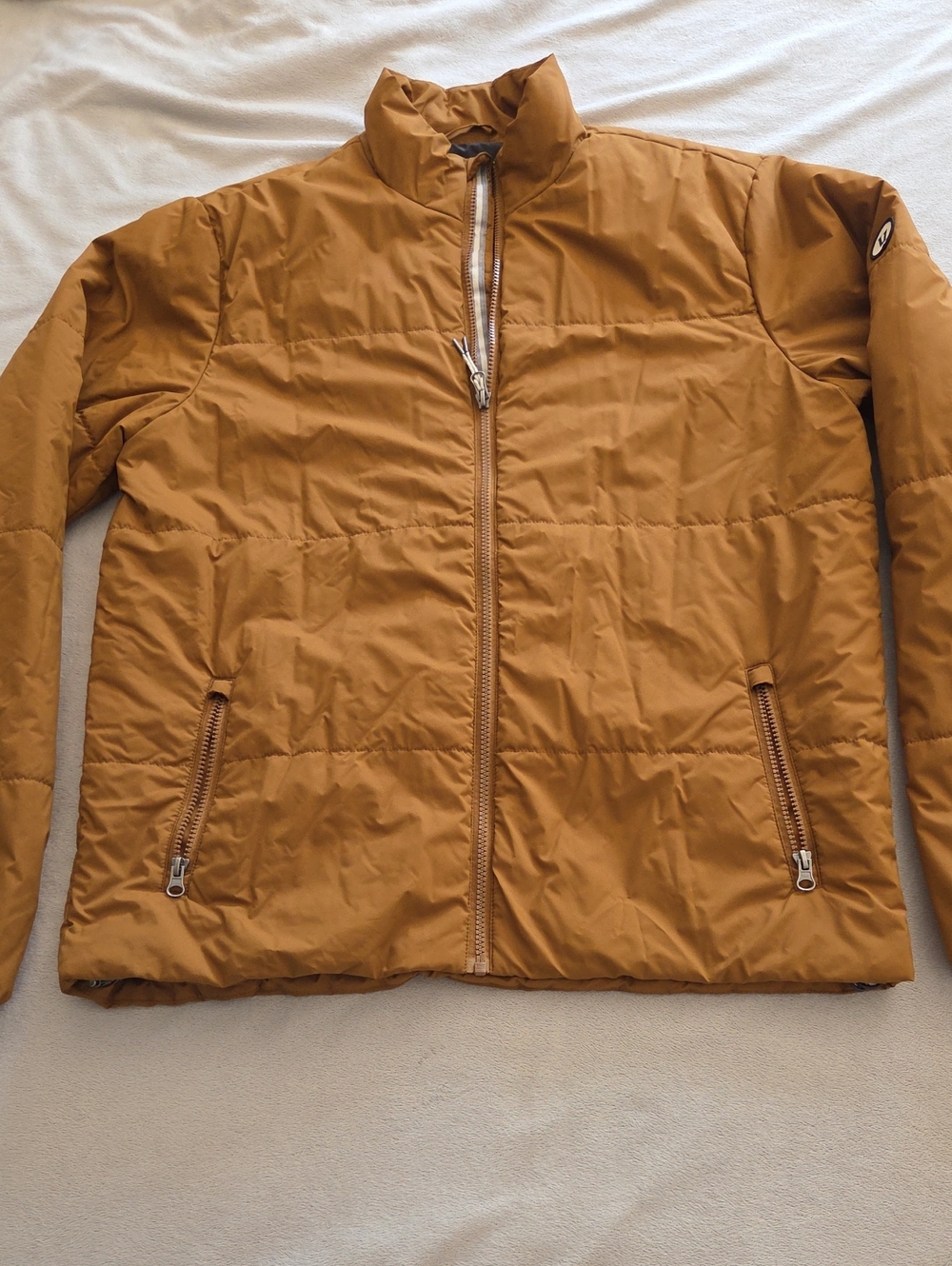 Men's Vuori Jacket, Size L, Color Rust